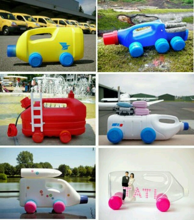 a menudo Gruñido prototipo Camiones de juguete de plástico reciclado - Juguetes