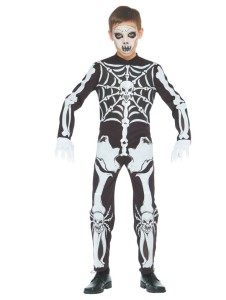 Es Fahrenheit hacha Disfraz de esqueleto casero para Halloween - Juguetes