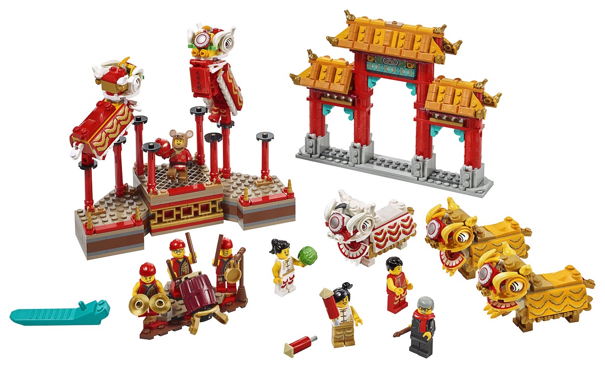 La Danza del León y la Feria del Templo, los dos nuevos sets de LEGO 3