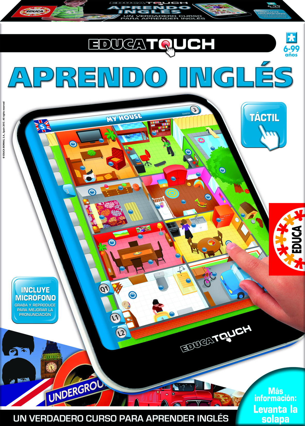 Consigue uno de los cuatro juegos Educa Touch Junior Aprende Inglés que sorteamos