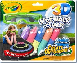 Imágenes 3D en tu acera de la mano de Crayola