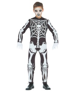 Disfraz de esqueleto casero para Halloween