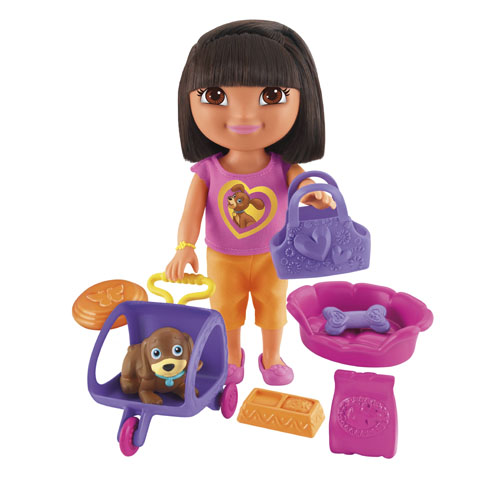 Diferentes juguetes de Dora la Exploradora