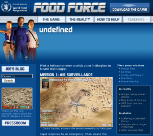 Food Force, un videojuego para acabar con la pobreza y el hambre 1