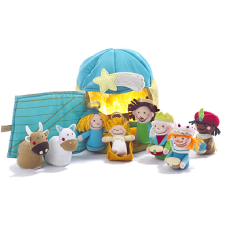 8 ideas para hacer un Belén de Navidad con juguetes 6 hacer un Belén de Navidad