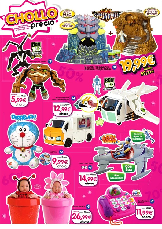 precio de los juguetes