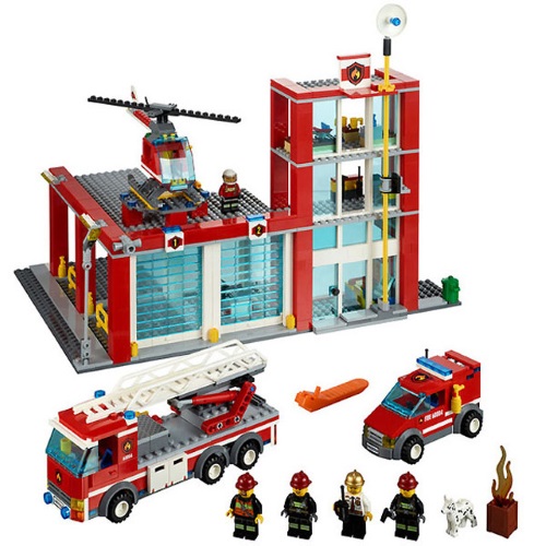 Juguetes Lego estación de bomberos