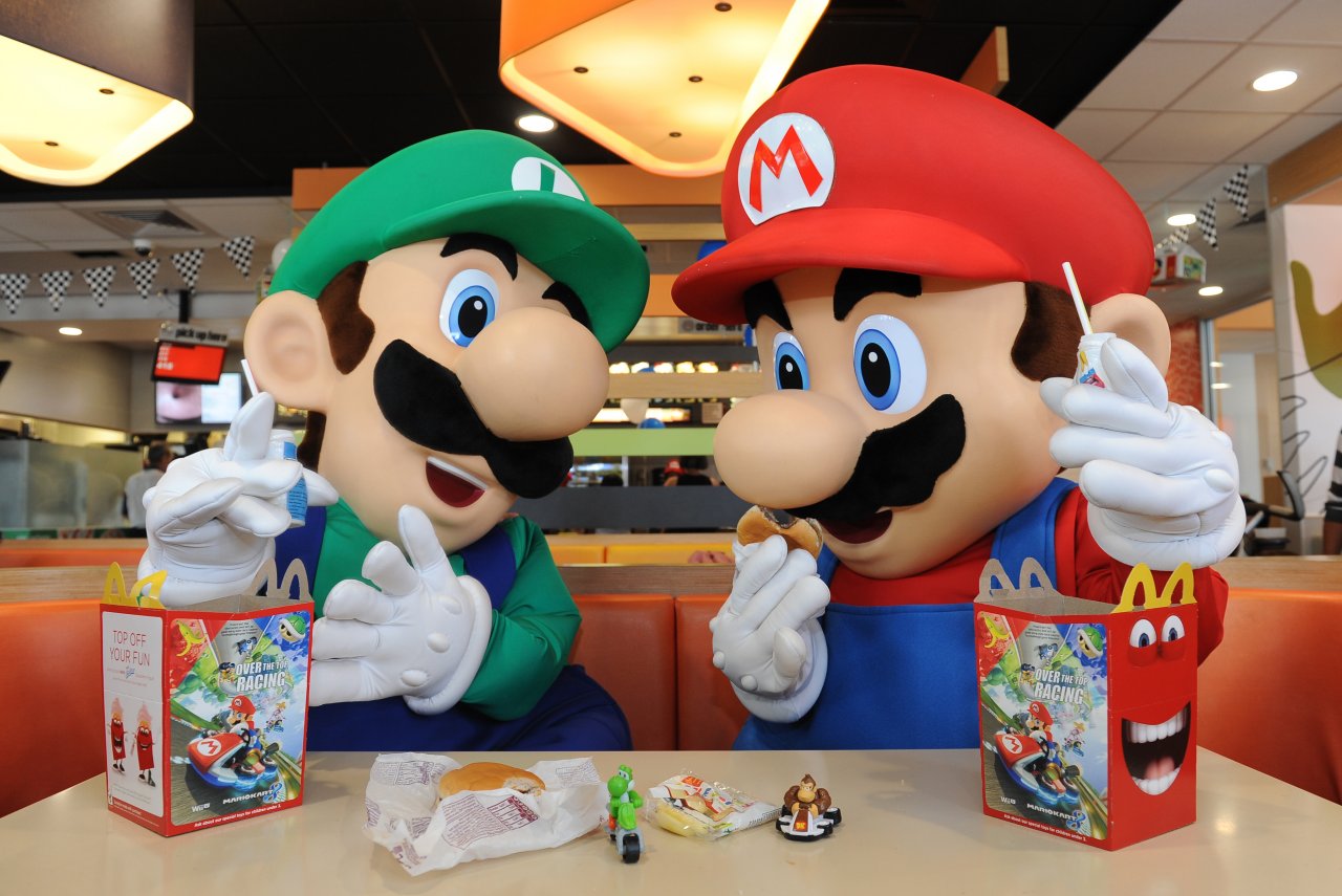 Juguetes de Super Mario en McDonalds gracias a los Happy Meals